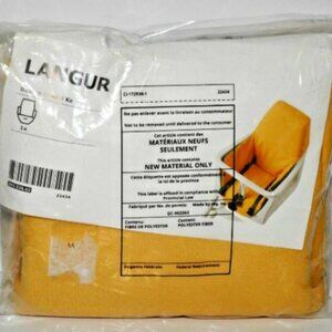IKEA Langur  Padded Highchair Seat Cover 303.526.42 Yellow New / Sealed